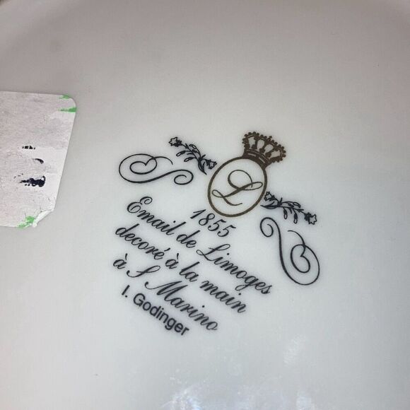 Vtg Set of 2 Collectible L Godinger 1855 Animal Leopard Print Plates Home Decor - Picture 4 of 4